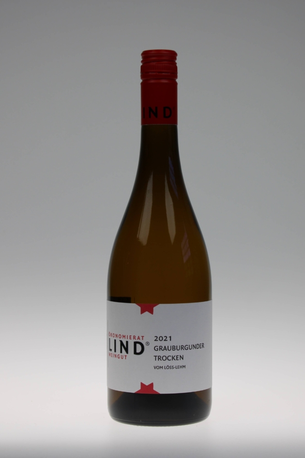 2021 Grauburgunder (vom Löss-Lehm), trocken, bio/vegan, Weingut Ökonomierat Lind