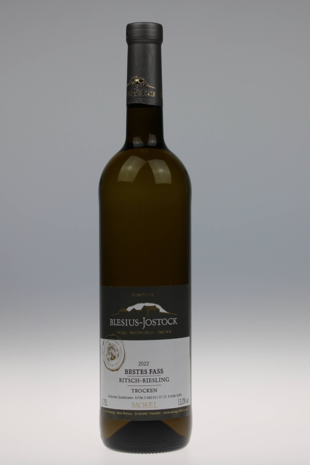 2022 “Bestes Fass” Ritsch-Riesling, trocken, Weingut Blesius-Jostock