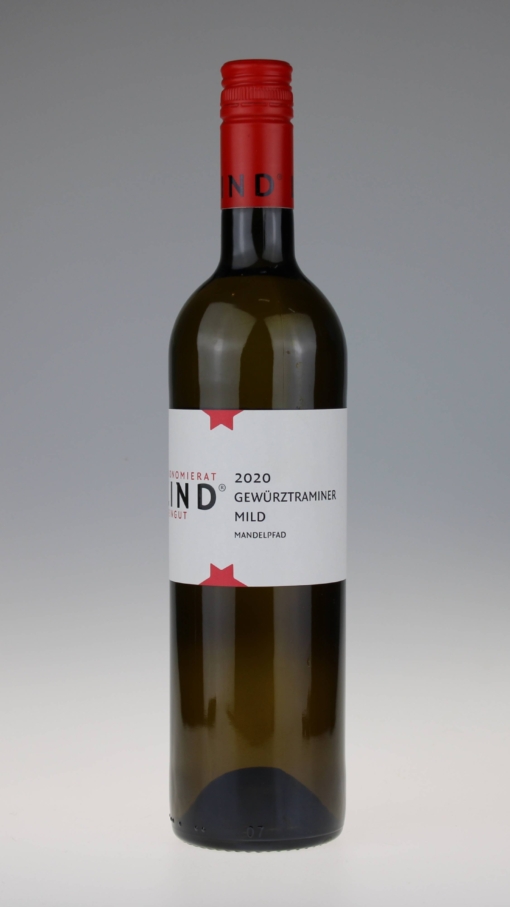 2020 Gewürztraminer mild (Mandelpfad), bio/vegan, Weingut Ökonomierat Lind