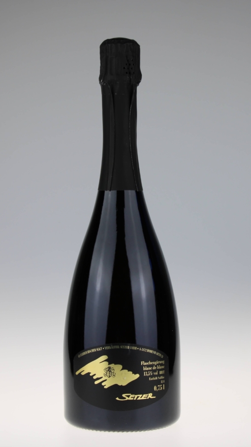 Sekt, blanc de blanc, trocken, vegan, Weingut Setzer