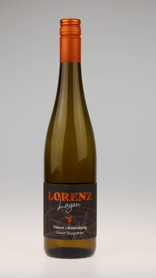 2021 Grauer Burgunder “Kreuznacher Rosenberg“, („Tatort“) trocken, vegan, Weingut Lorenz & Söhne